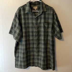 Mens Haggar short sleeve shirt